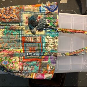Johnny Was Quilted Tote Bag
